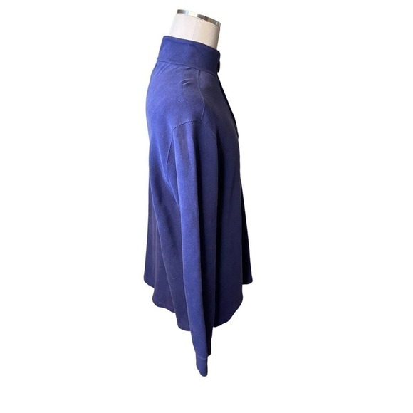 Ralph Lauren Polo Men’s Quarter Zip 100% Cotton Pullover Sweater Purple Large - Picture 7 of 8